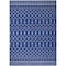 Homeroots 6 x 9 ft. Navy Blue & Ivory Berber Pattern Area Rug 385831 - alternate 5